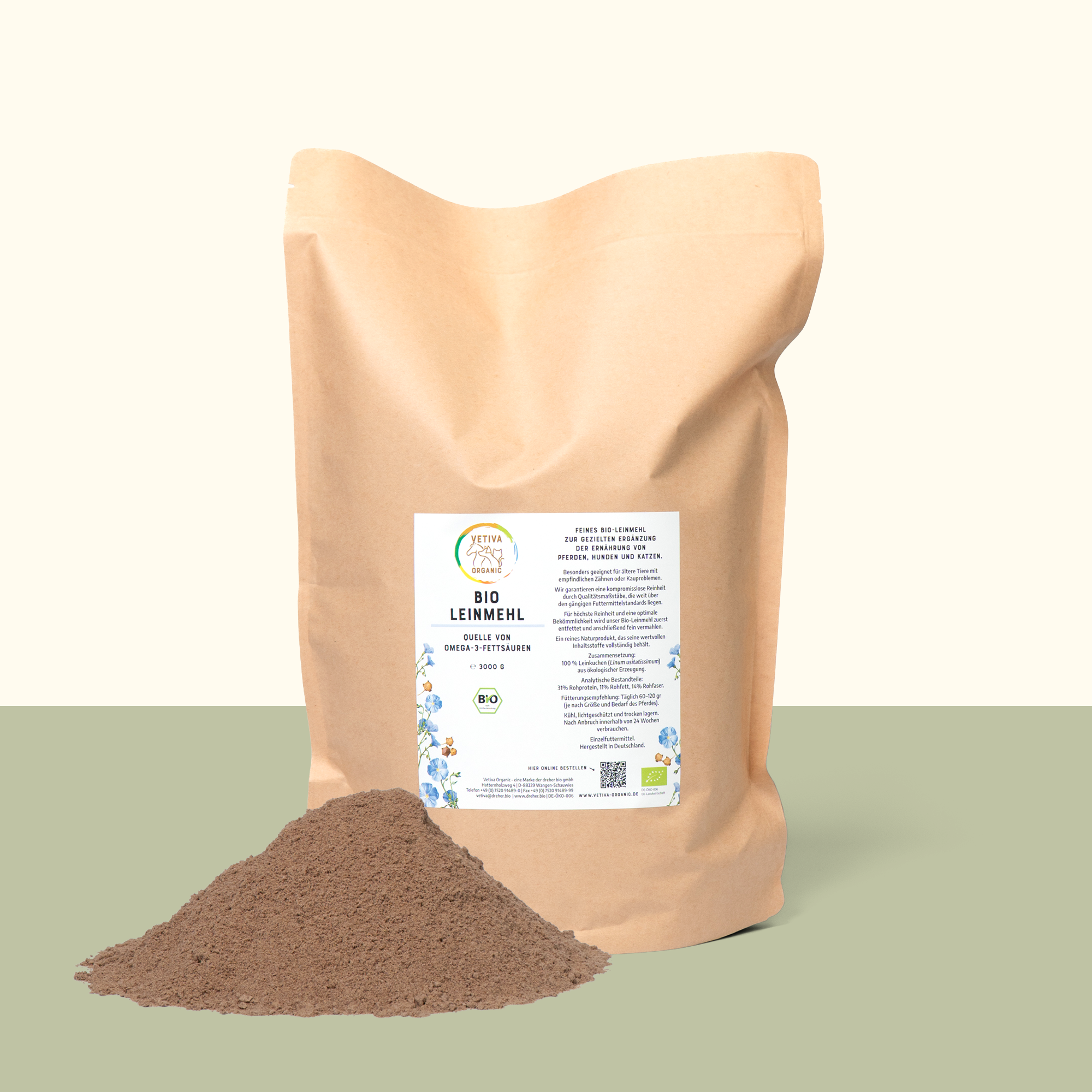 Vetiva | Bio Leinmehl