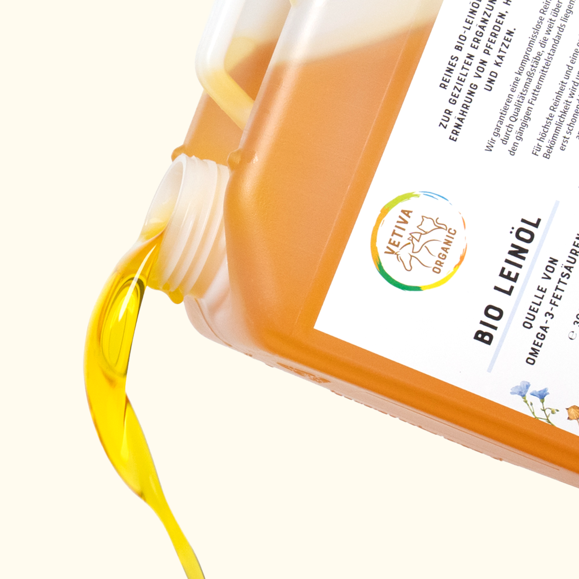 Vetiva | Bio-Leinöl Vorrats-Set (2 x 5 l)