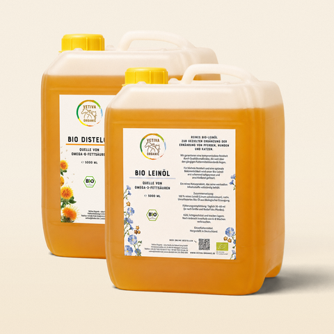 Bio Leinöl & Bio Distelöl (2 × 5 l)