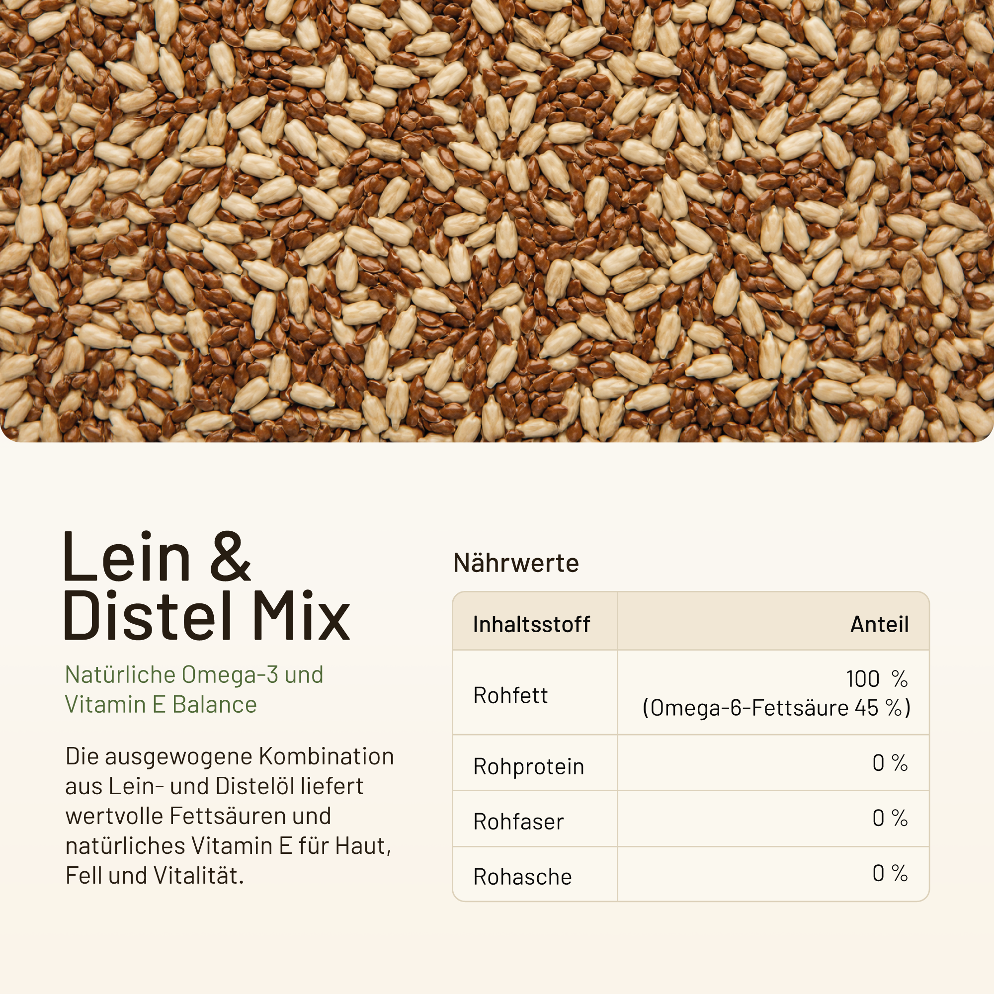 Bio Mix Lein & Distelöl