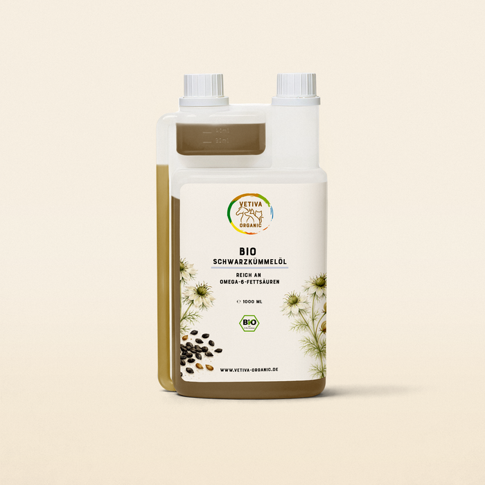 Bio Schwarzkümmelöl für Pferde
